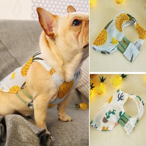 Puppy Vest Cute Cool Breathable Dog Vest Dog Shirt for French Bulldog Corgi Pet Clothing Cat Outfit Dog Clothes for Small Pet