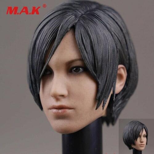 1/6 Girl Head Sculpt Model Ada Wong Fit 12" Inch Female PH UD TBL Body In Stock