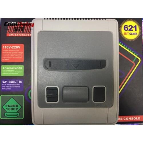 DHL 10pcs/lot Childhood Retro Classic HDMI 8 Bit Video Game Console Handheld Gaming Player Built-in 621 Different Games