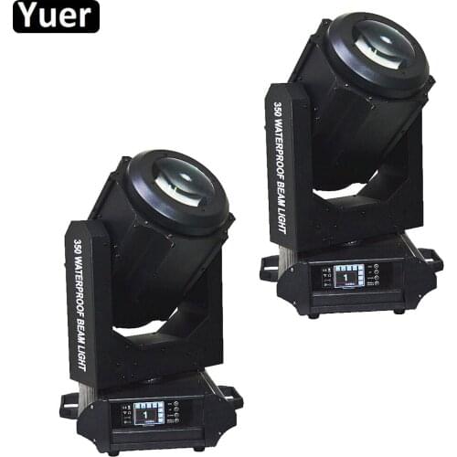 2Pcs/Lot IP65 350W Waterproof Outdoor Beam Moving Head Light Professional Stage Lighting For DJ Disco Sound Party Club Lights