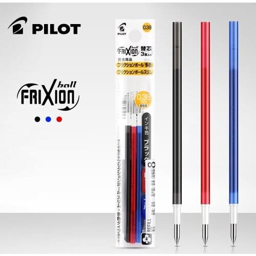 3pcs Pilot LFBTRF30EF / UF Erasable Multifunctional Refill 0.38mm/0.5mm Writing Smoothly Refill Suitable for 18UF