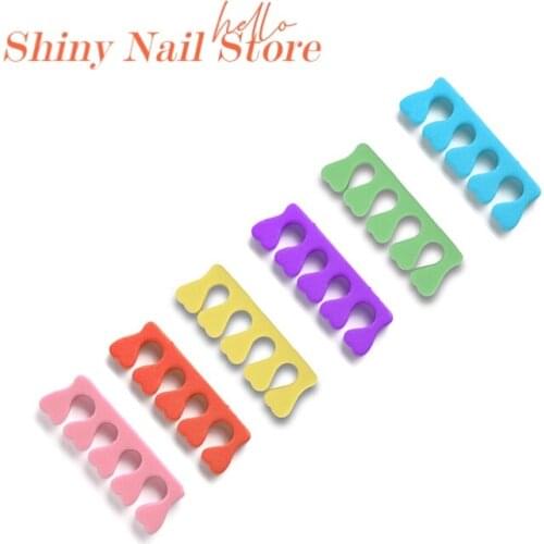 3Pcs Soft Foam Sponge Toe Separators Popular Finger Separator Dividers Nail Art Manicure Pedicure Nail Gel Tools SNGJ2