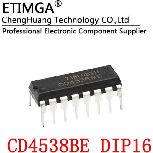 5PCS/LOT CD4538BE CD4538 DIP-16 Logic-Multi-Frequency Oscillator