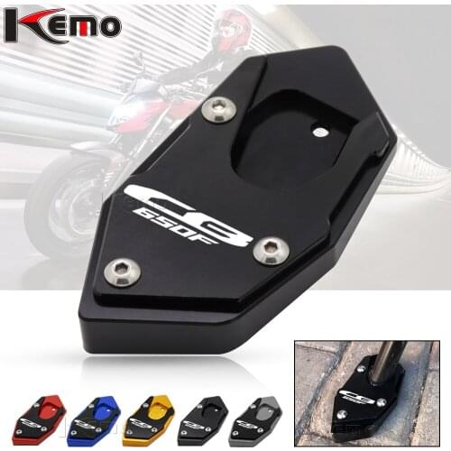 For HONDA CB650F CB 650F 2014 2015 2016 2017 2018 Motorcycle CNC Aluminum Side Stand Enlarge Foot Plate Extension Kickstand