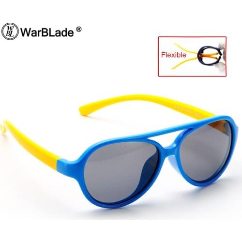 WarBLade Brand Quality Kids Sunglasses Polarized Baby Boy Girls TR90 Sun Glasses Child Pilot Sunglass Infant Oculos Shades 843
