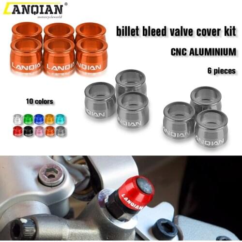 For Supermoto 990 SMR SMT 990SMR 990SMT 2009 2010 2011 2012 Motorcycle Accessories ALUMINIUM Billet Bleed Valve Cover Kit Guard