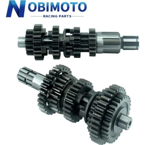 Pit Dirt Bike CB250 6 Gear Main Counter Shaft Transmission For China Brand ZongShen CB250 6 Gear Air-cooled Engines 2ZB-142