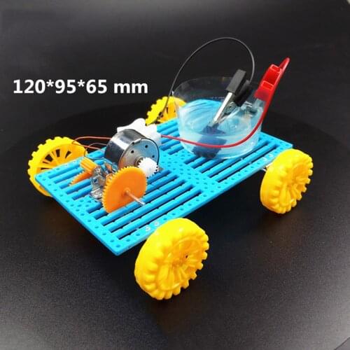 Feichao Salt Water Electric Car Toy Gift Mini Physical Experiment DIY Assemble Educational Learning Handmade Teaching Aids