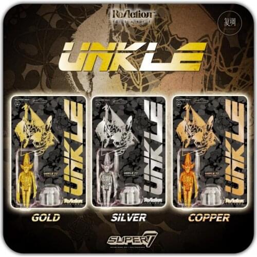 Super7 Unkle Reaction Figure Hang Card Toy Action Figures Toys for Children Gift