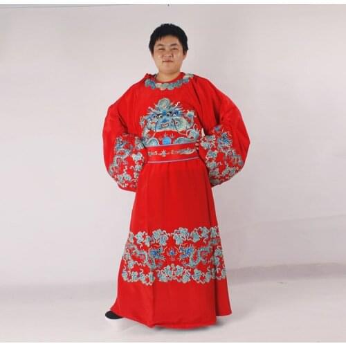 Emperor' son in law Python opera costume Carnival Peking Opera improved Long robe costume film TV Operas groom official clothing