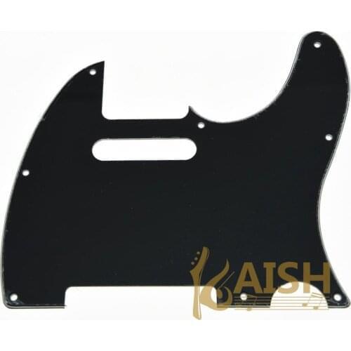 KAISH TL Guitar Pick Guard Scratch Plate Black 3 Ply Fits TL Guitar