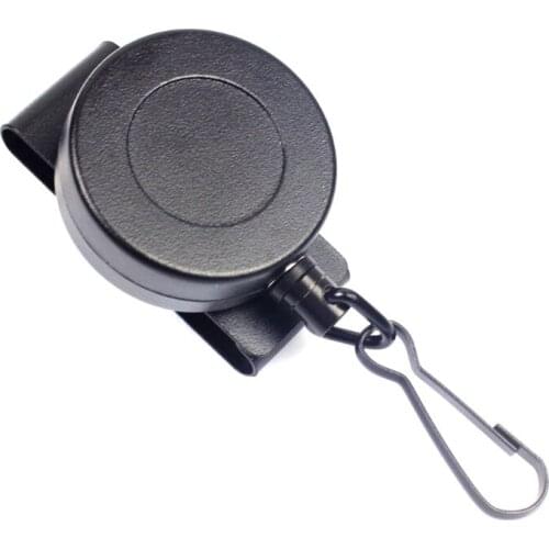 6cm/2.36" Telescopic Steel Wire Rope Key Anti Lost Tool With Carabiner Secure Belt Buckle Drop Shipping