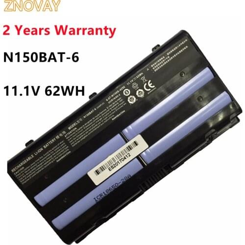 N150BAT-6 Laptop Battery for Clevo N150BAT-6 N170SD N150SD N151SD N155S 6-87-N150S-4292 11.1v 62wh