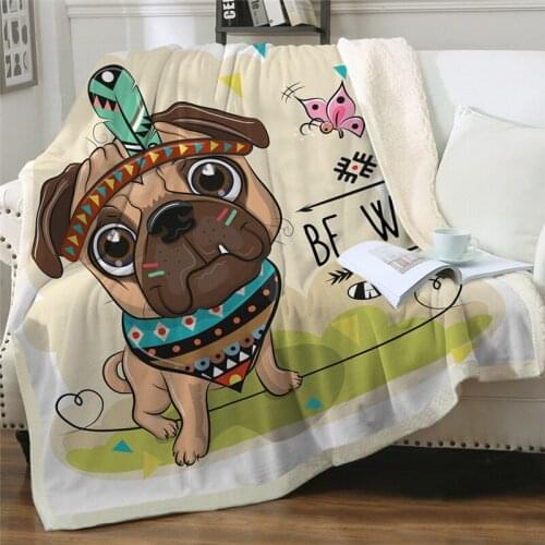 The latest tribal animal Sherpa deck lion yur mop dog deck cartoon Aztec deck bed linen Mantis