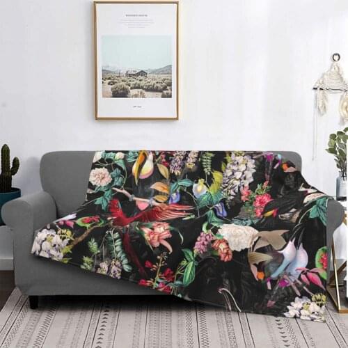 Floral And Birds Ix Throw Blanket Bedspread 260 240 ChildrenS Bedspread Polar Blanket Plaid On The Corner Sofa Fur