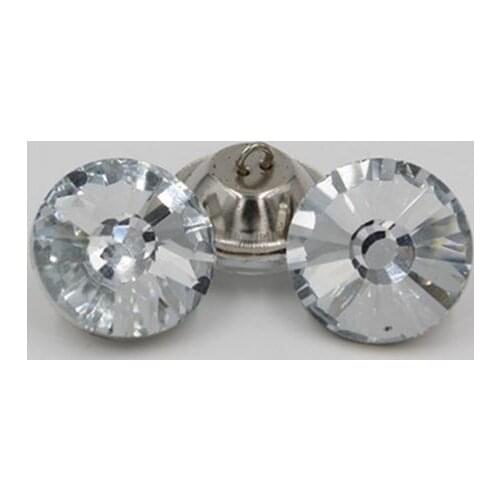 Crystal glass sofa buttons 18mm/100pcs lot Sofa buckles, bag buckles Sunflower button pull clasp sofa furniture accessories