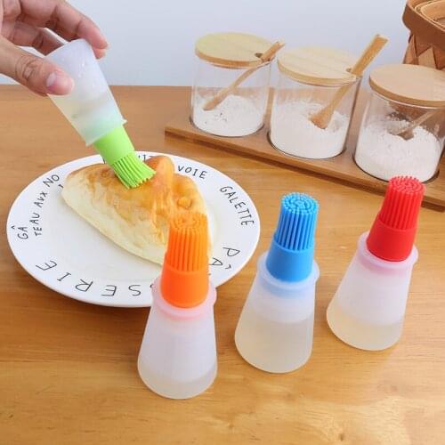 Bbq brush bbq tools Oil Brush Kitchen Silicone Baking Brush Liquid Oil Pen Pastry Brush Baking Tool Safety Basting Brush 1PC