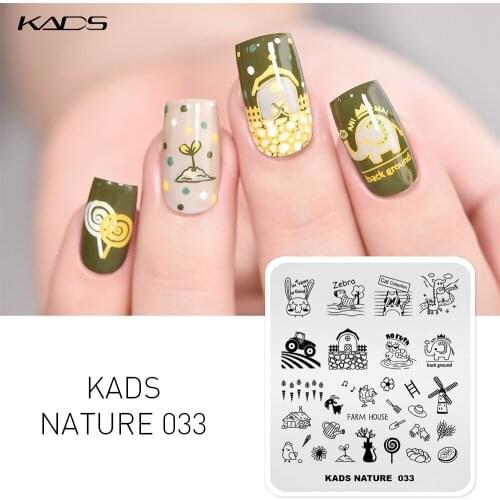 New Arrival Nail Art Stamp Plate Rabbit Zebra Giraffe Pattern Image Stamping Plates Manicure Stencil Tools Nail Art for Stamping