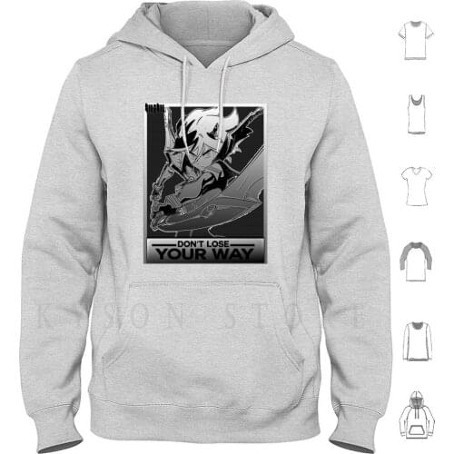 Kill La Kill Poster Hoodies Long Sleeve Ryuko Kill La Kill Anime Quote Motto