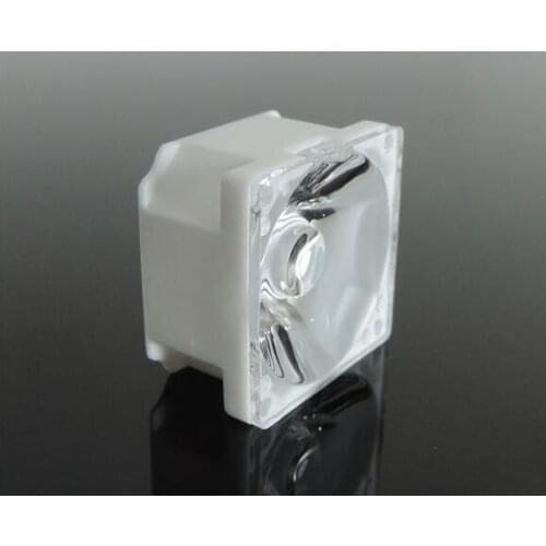 #TQP-21.57 High quality Led infrared lens, Size: 21.57X21.57X12mm, Degree: 6, With holder, Clean surface, PMMA Materials