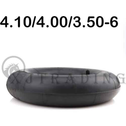 4.10/4.00/3.50-6Butyl rubber inner tube with Bent Metal Valve Stem for Electric scooter tricycle 4.10-6 4.00-6 3.50-6 Tire parts
