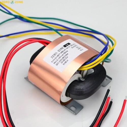ZEROZONE 50VA HIFI copper R-core transformer Output 220V + 14V + 9V for PRT08A L8-6