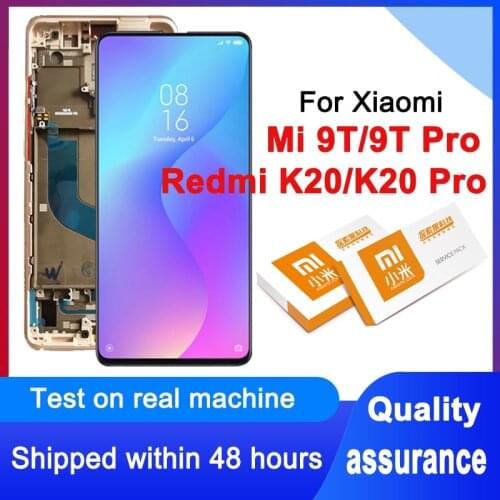 100% Tested 6.39'' OLED Display For Xiaomi Mi 9T Pro LCD Touch Screen Digitizer Assembly For Redmi K20 Pro M1903F11G Model