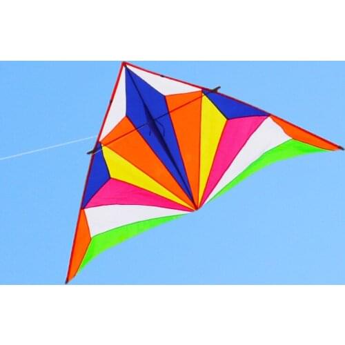 2.8M big delta triangle diamond kite for audlts single line modern kite outdoor fun toys gifts free shipping