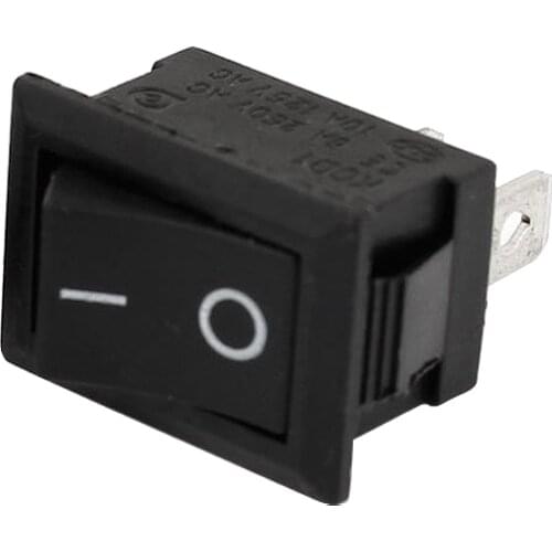 2 Pcs Auto Car AC 6A/250V 10A/125V 2 Pin 2 Position ON/OFF Rocker Switch KCD1