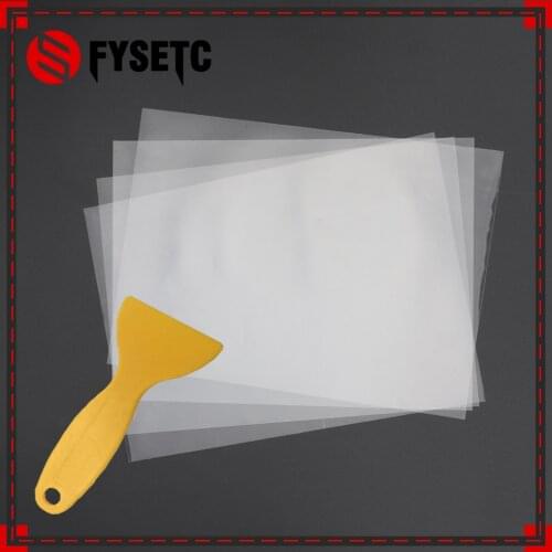 4 sheets FEP Film 242*147*0.1mm DLP LCD SLA Resin 3D Printer For Wanhao Duplicator D7, Proniks KLD-LCD1260, YHD-101