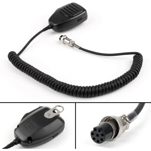 Artudatech 1Pcs HM-118N 8 Pin Hand Speaker Microphone For Icom IC-28A IC-229C IC-449C Radio