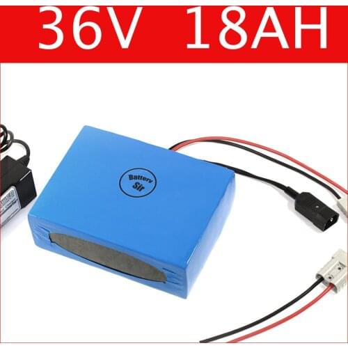 Free customs taxes Factory DIY high quality rechargeable 36 volt power supply 36v 18ah li-ion battery pack 36v electric bicycle