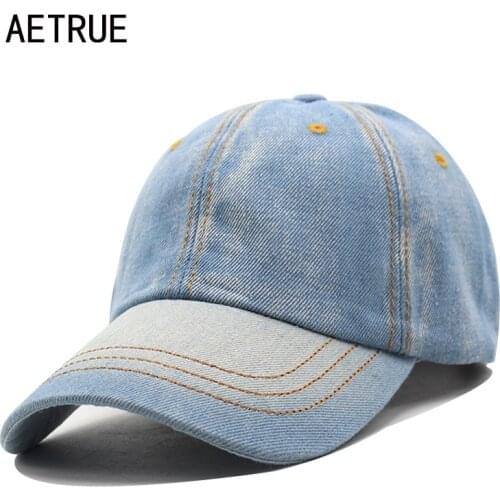 Baseball Cap Men Women Snapback Caps Brand Homme Hats For Women Falt Bone Jeans Denim Blank Gorras Casquette Plain 2019 Cap Hat