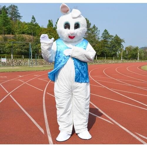 Giant Easter Bunny Plush Toys Huge Doll 1.6M Rabbit Plush Soft Stuffed Animals Toys Funny Easter Day Gifts for Children