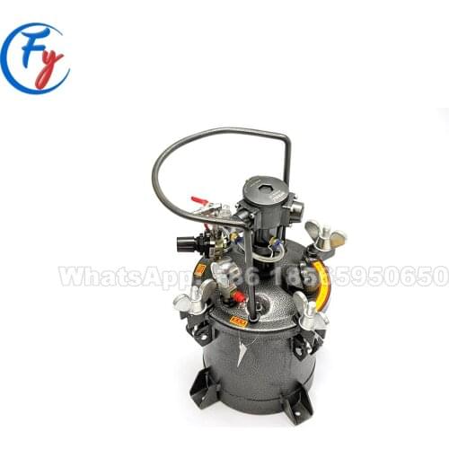 5-Gallon Pressure Pot, Pressure Pot Tank Spray System, 10L Spray Paint Pressure Pot, Agitator Pressure Tank for Paint Spray Gun