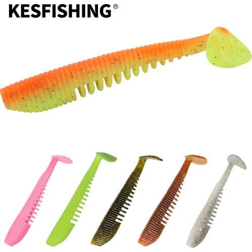 KESFISHING Lures Minnow FLK Minnow 76mm 8pcs Crankbait Squid Lure Bass Fishing Spinners Bait Trout Lure