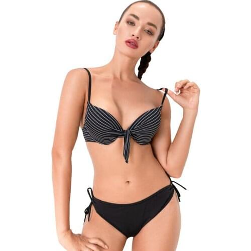 LACTIC Striped Swimwear
