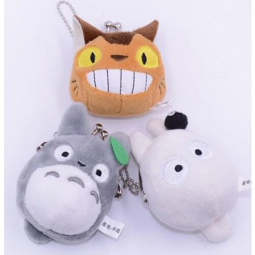 Miyazaki Hayao Mini Bus Twitter Tonari No Totoro Toy Doll Keychian