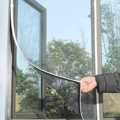 Insect Window Screen Self-adhesive Opening And Closing Mosquito-proof Net Indoor Fly Mesh Anti Mosquito Net Summer Accessories