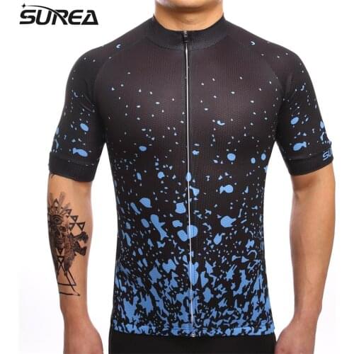 Men Short Sleeve Cycling Jersey MTB Bike bicycle clothes Cycle Riding Jacket road bike clothes jersey New Design 2017 Pro Team