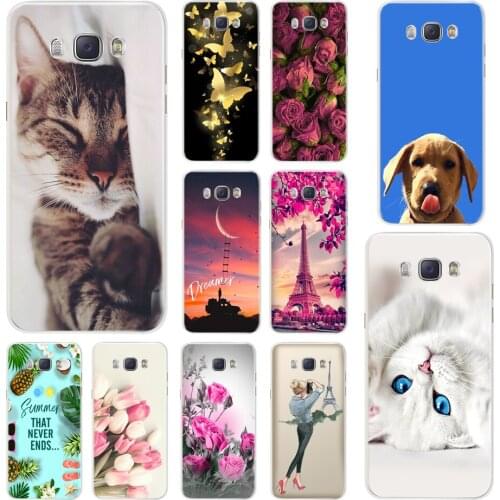 Soft TPU Case For Samsung Galaxy J7 2016 Case J710 J710F J710M J7108 Pattern Silicone Phone Back Cover For Samsung J7 Duos 2016