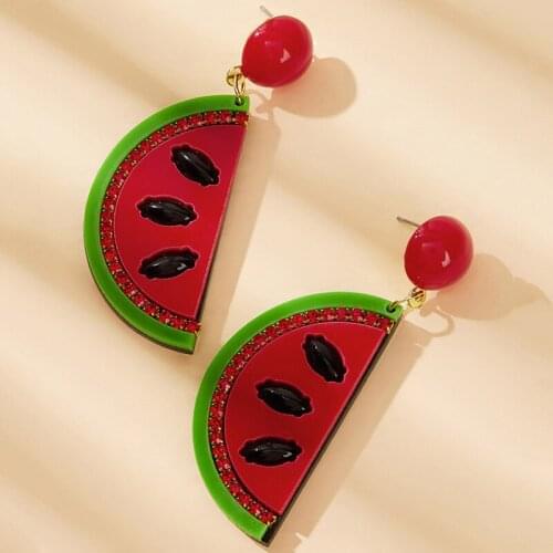 2021 New Geometric Flower Resin Love Earrings Personality Transparent Acrylic Simple Square Earrings for Womens Geometric Shape