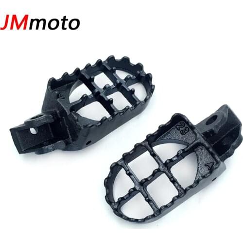 New For Kawasaki KX65 KX85 KX80 KX100 KX 65 85 80 100 Suzuki RM65 RM100 Motorcycle FootRest Footpegs Foot Rest Pegs Footboard