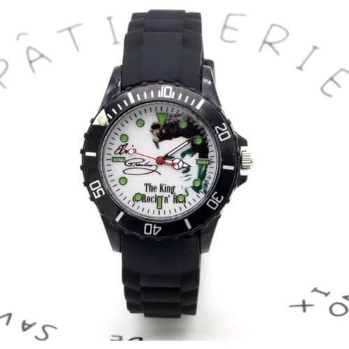 New Arrival Elvis Presley Super Silicone Quartz Kids Watch Sports Fashion Boy Students Children Relogio Kol Saati Clock