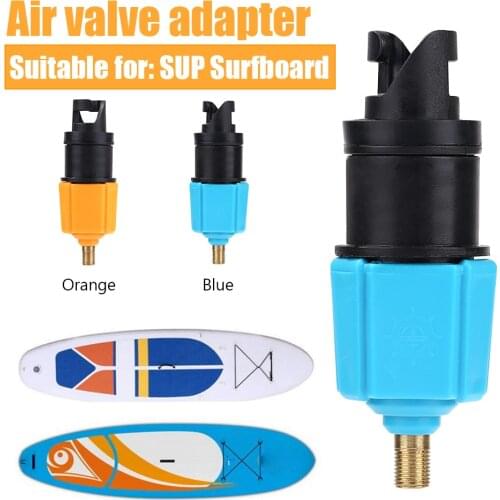 Air Valve Adapter Board Boarding Rowing Boat Inflatable Pump Nylon Kayak Alloy Rubber Adaptor for SUP Ornament