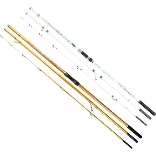 Stock clearance 2pcs/pack 4.20M 3 Sections 100-300g high-carbon fiber Surf casting rods