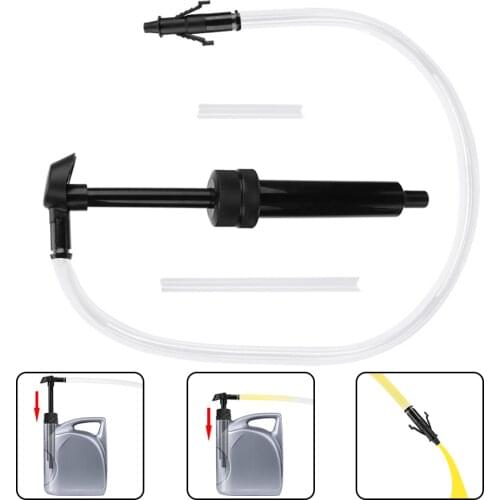 Manually Pressing Petrol Transfer Pump Fuel Oil Diesel Hand Siphon Pump for Auto Transmission Gasoline Liquid Syphon