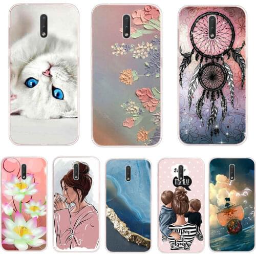 Silicon case for Nokia 2.3 case soft tpu back phone cover Nokia 2.3 printing Coque bumper housing cases coque