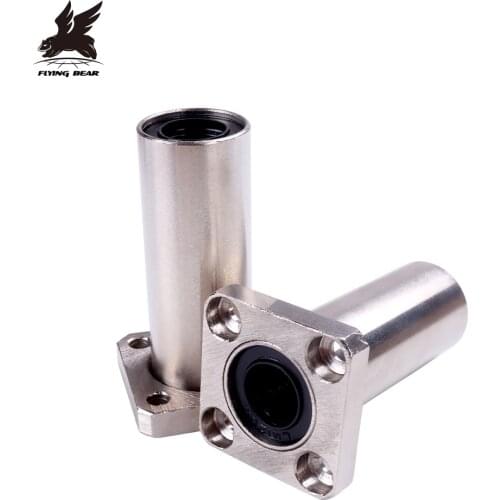 Flying Bear 3d printer parts LMK12LUU 2pcs Longer Round Flanged Type Linear Bushing Bearing for ghost4s/5