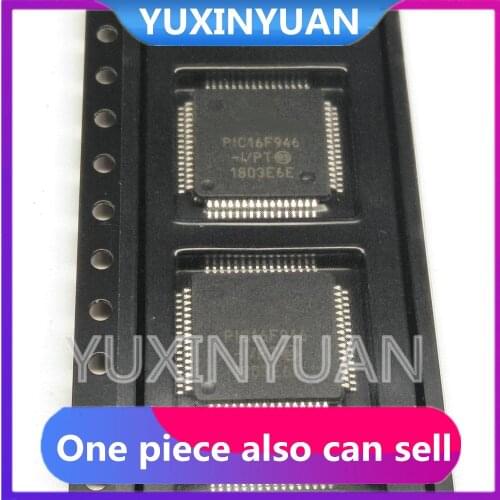 10PCS/LOT PIC16F946-I/PT PIC16F946 16F946 IC MCU 8BIT 14KB FLASH 64TQFP QFP IN STOCK